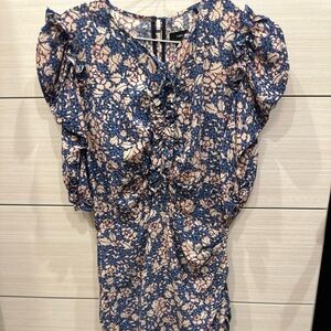 Isabel marant silk mini dress 36